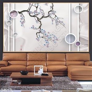 Tranh 3D nghệ thuật trang trí treo tường đẹp