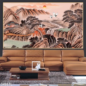 Tranh sơn dầu nghệ thuật trang trí treo tường