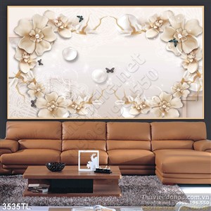 Tranh hoa giả ngọc in gạch chất lượng nhất