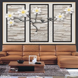Tranh hoa nghệ thuật trang trí phòng ngủ