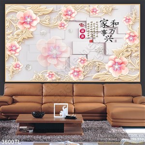 Tranh thư pháp hoa giả ngọc đẹp nhất hiện nay