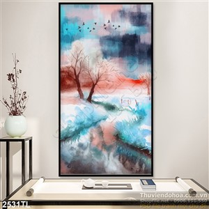 Tranh sơn dầu nghệ thuật hiện đại