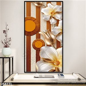 Tranh 3D hoa giả ngọc đẹp nhất