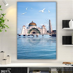 Tranh đền thờ Ấn Độ trang trí treo tường