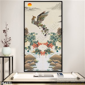 Tranh nghệ thuật chim phượng hoàng
