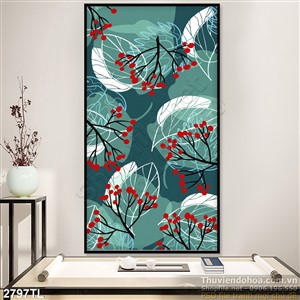 Tranh hoa in vải đẹp nhất