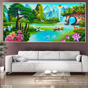 Trang làng quê Việt Nam phong thủy đẹp