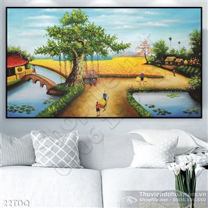 Trang làng quê Việt Nam cảnh nông thôn