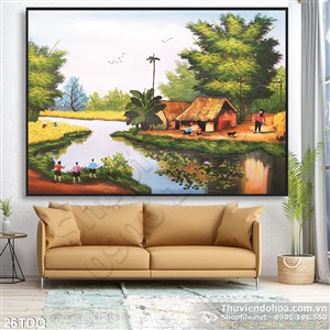 Trang làng quê Việt Nam nghệ thuật đẹp