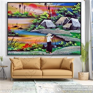 Trang làng quê Việt Nam nghệ thuật