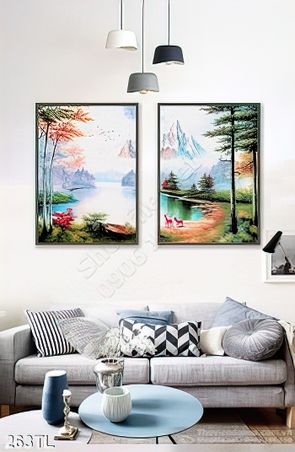 Tranh lụa sơn dầu đẹp