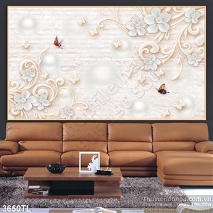 Tranh điêu khắc hoa giả ngọc mới nhất