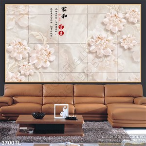 Tranh hoa giả ngọc in gạch chất lượng cao