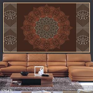 Tranh hoa văn in gạch chất lượng cao