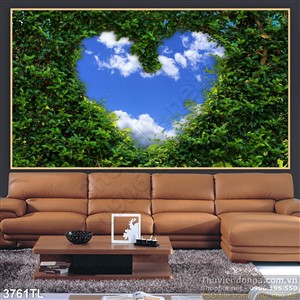 Tranh trần nhà rừng cây