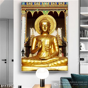 Tranh Kính hình Phật