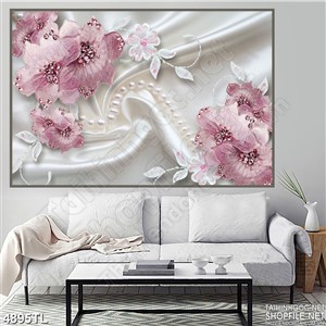 Tranh lụa in uv hoa mới nhất