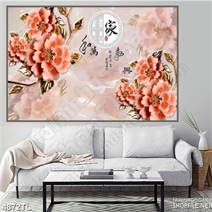 Tranh hoa giả ngọc 3D