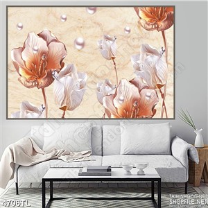 Tranh hoa đá in gạch mới nhất