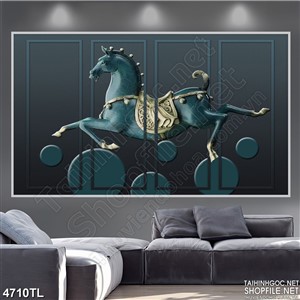 Tranh ngựa đẹp nghệ thuật