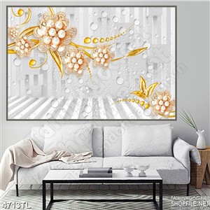 Tranh lụa hoa ngọc trai đẹp nhất