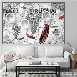Tranh décor in tường nghệ thuật Tranh décor in tường nghệ thuật