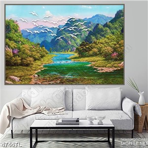 Tranh phong cảnh sơn dầu