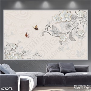 Tranh lụa hoa ngọc đẹp nhất