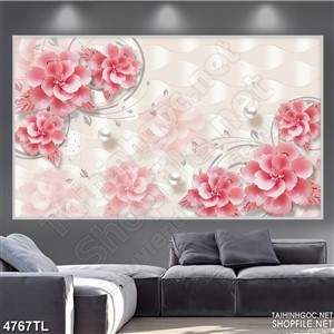 Tranh hoa giả ngọc hồng