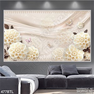 Tranh đẹp hoa cúc mới nhất