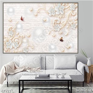 Tranh hoa cúc trắng đẹp nhất