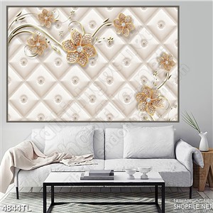 Tranh in wall hoa 4D