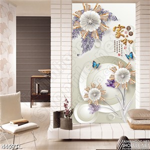 Tranh khổ dọc hoa giả ngọc