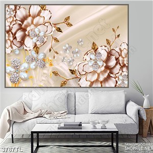 Tranh 3D hoa mai đẹp