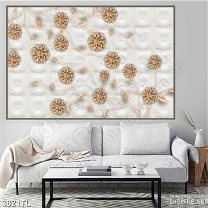 Tranh lụa hoa trang sức psd