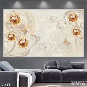 Tranh hoa đẹp nghệ thuật in uv