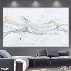 Tranh lụa décor in wall