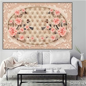 Tranh đẹp in uv hoa hồng