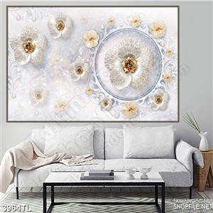 Tranh hoa trang sức đẹp