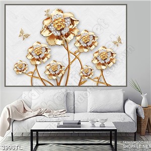 Tranh lụa hoa trang trí mới nhất