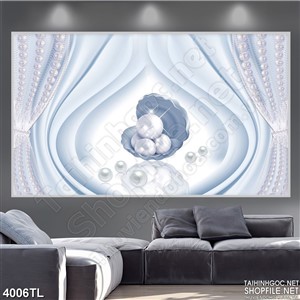 Tranh lụa ngọc trai mới nhất