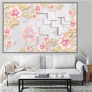 Tranh nghệ thuật hoa tinh tế đẹp