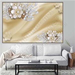 Tranh lụa hoa trang trí đẹp