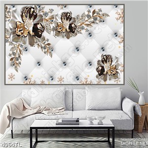 Tranh đẹp in uv hoa trang sức mới nhất