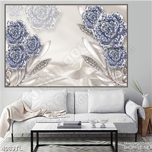 Tranh hoa hồng xanh mới nhất