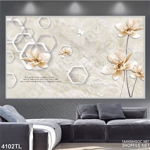 Tranh hoa lan trang trí in uv