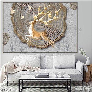 Tranh tuần lộc décor