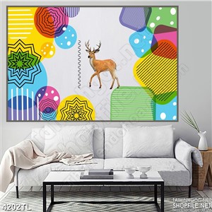 Tranh nghệ thuật nai mới nhất