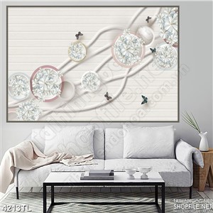 Tranh lụa hoa cúc giấy trắng