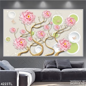 Tranh hoa hồng đẹp mới nhất